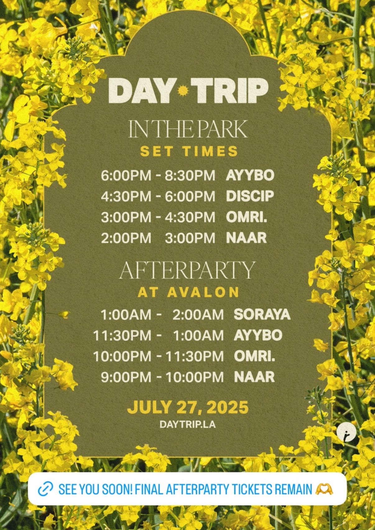 Selling Ayybo Daytrip Ticket For TODAY