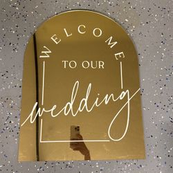 Wedding sign