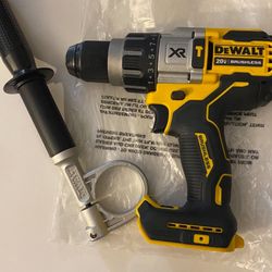 DEWALT  20 V MAX XR  TOOL ONLY BRUSHLESS   3/SPEED  1/2  IN HAMMER DRILL NEW TOOL  ONLY $160 Firm Firm New