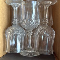 Crystal Wine / Water Glasses