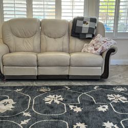 Leather Couches Set  Antique