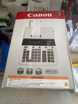 Canon MP21DX 12-Digit Printing Calculator