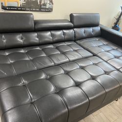 Leather Sofa 