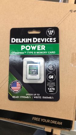 Delkin Devices Power CFexpress Type B 128gb Brand New
