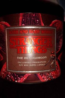 New stranger things candle