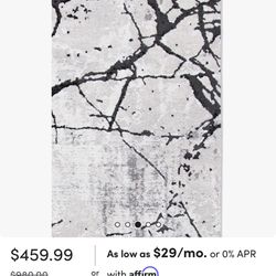 Large modern Abstract Rug 10x14 