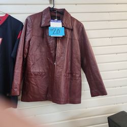 Red Leather Jacket 2272 Cash America 