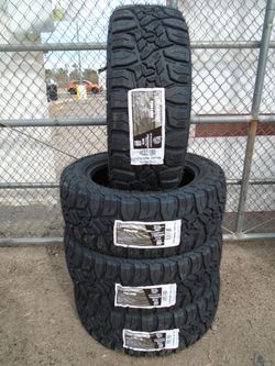 LT 275/55/20 New Pegasus RTX Rugged Terrain 10 Ply Tires