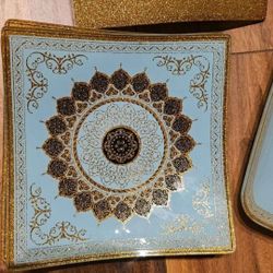 8 Pieces Of Collectible Porcelain Serving Plates