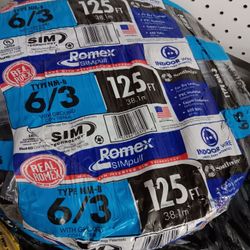 New Romex Wire 6/3