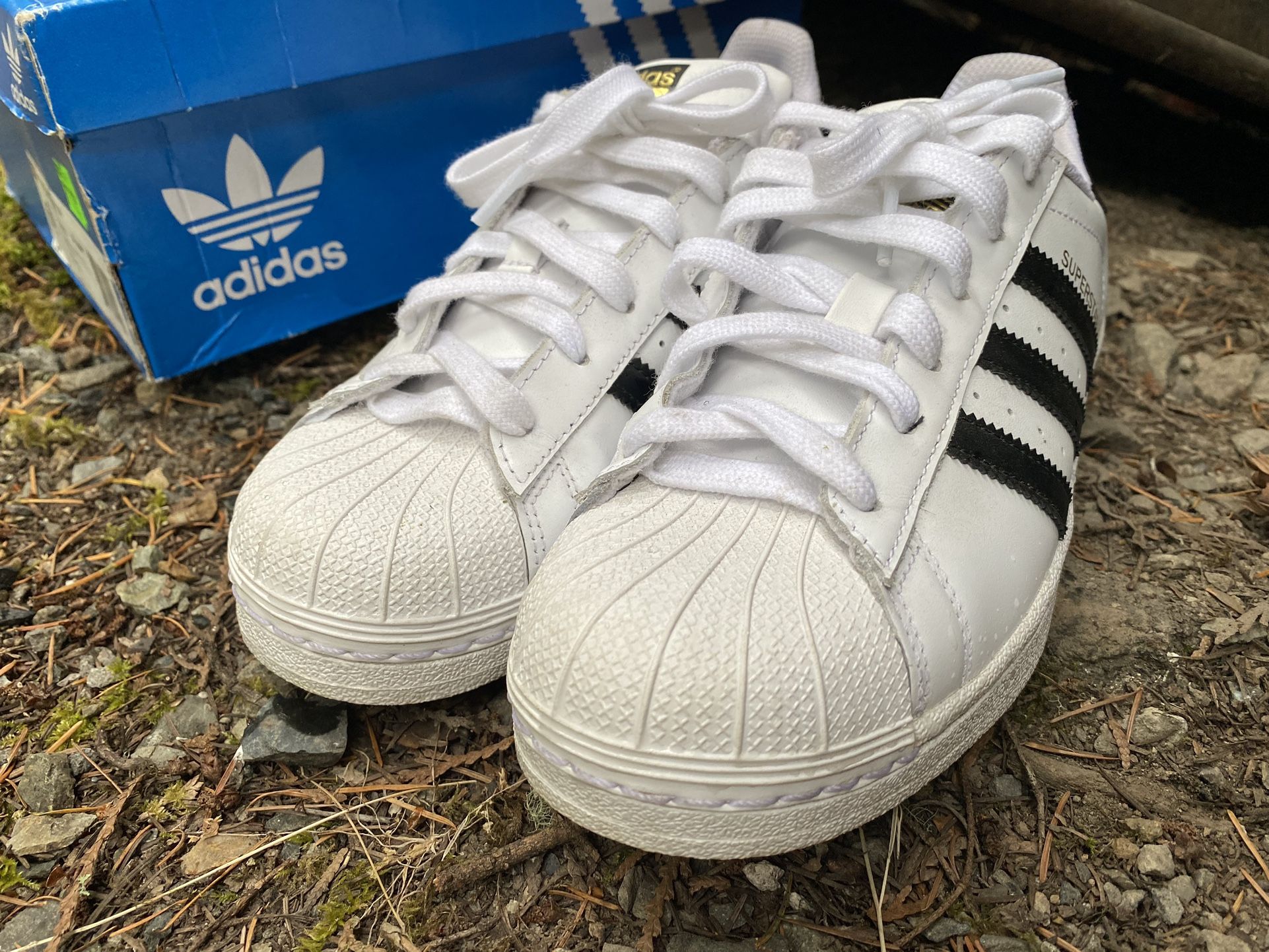 Superstar Adidas Tennis Shoes Women's Size (wears like