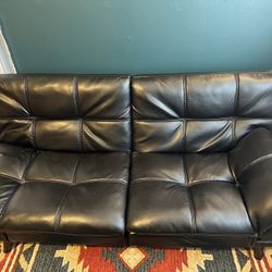 Black Couch/Fold Out Futon