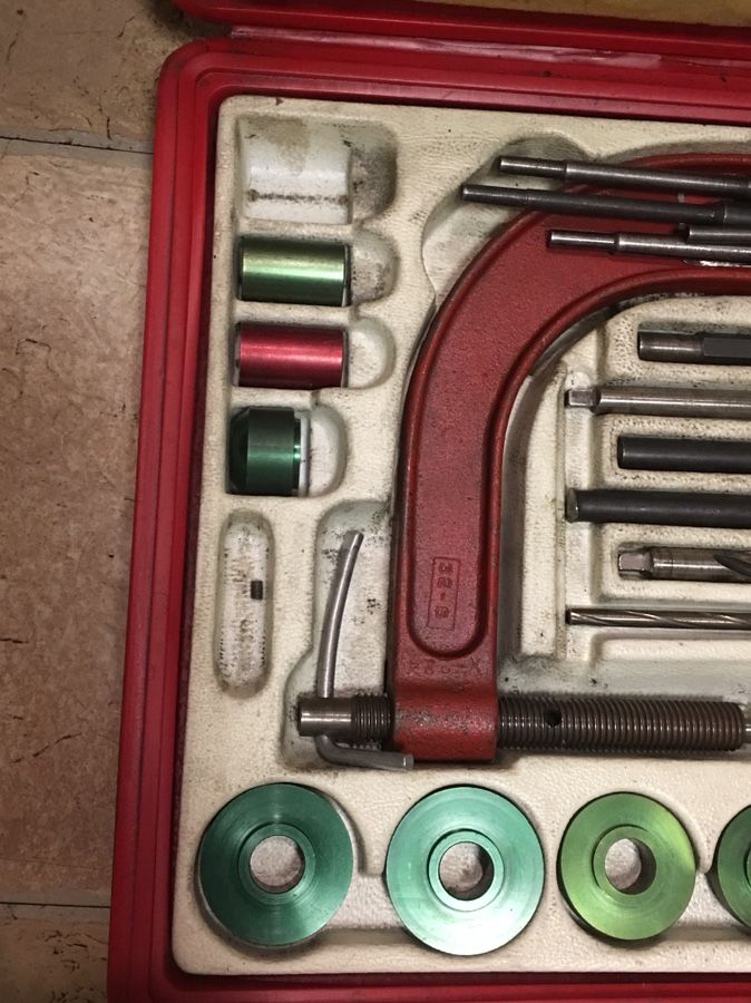 Valve Guide Cutter Reamer Liner Installation Tool Set Lisle 59000