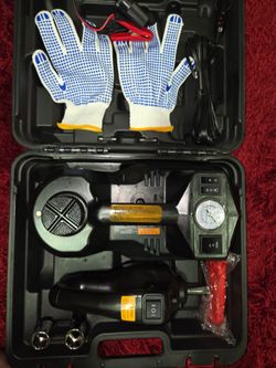 Electric Car Jack 5 Ton 12V Floor Jack with Inflator Pump Portable Hydraulic Jack
