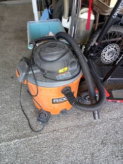 Ridgid wet and dry vac vacuum