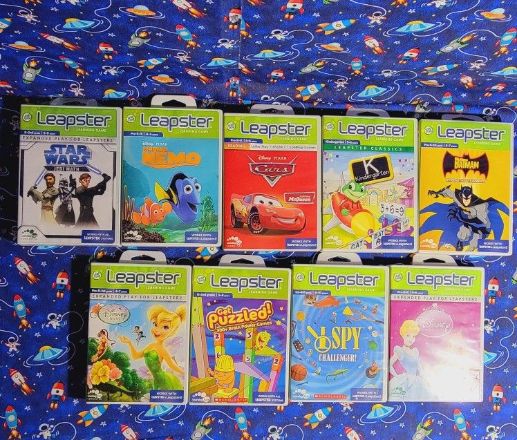 Couple Of Kids Games Leapster & Leapster 2 Compatible Some New