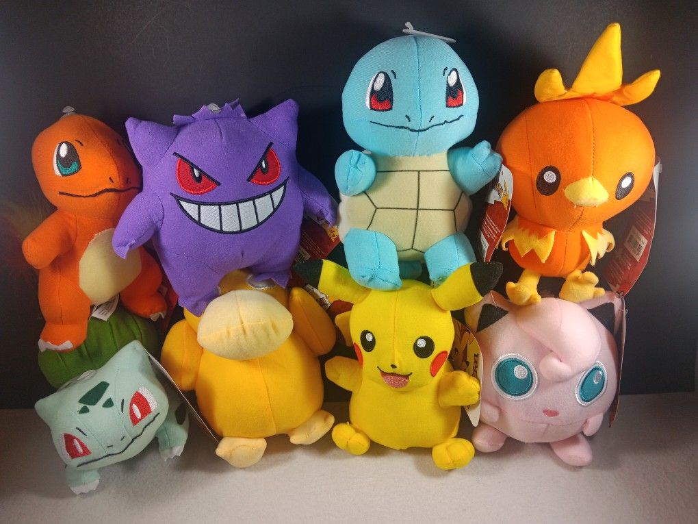 Pokemon Nintendo Collection Pikachu Plush dolls 6-9" Stuffed Animals