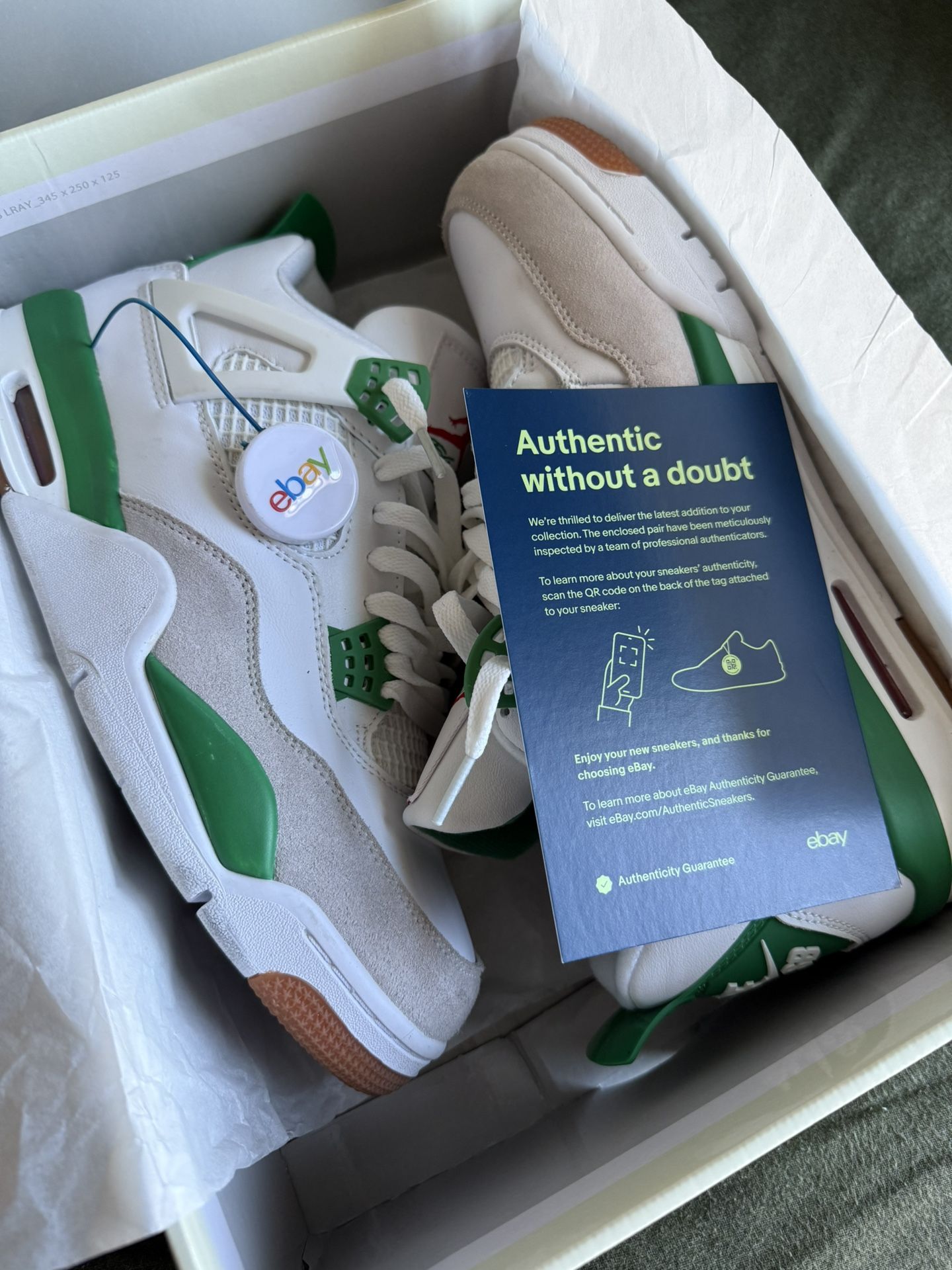 Nike Air Jordan 4 Retro x Travis Scott SB Mid Pine Green Size 10 DR5415-103