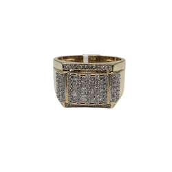 10k Ring 0.85ct of diamonds NEW
