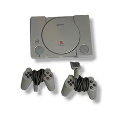 Sony PlayStation 1 PS1 Game Console with 2 OEM Controllers Power Cord And AV Cable Tested