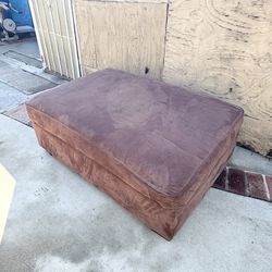Brown/Chocolate Ottoman (Large — 45 Inches Long By 30 Inches Wide)