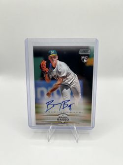 2025 Topps Stadium Club Brady Basso Rookie Auto RC Athletics SCBA-BBA