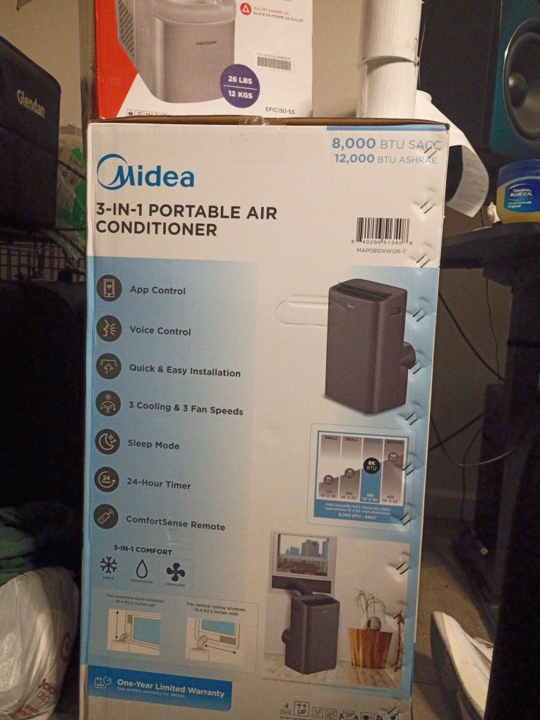 Midea 3 In 1 Portable Air Conditioner