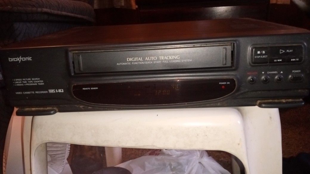 VHS Player No Remote