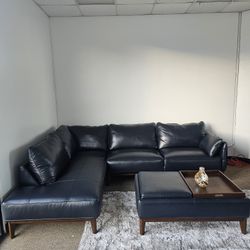 2-pc Leather Sectional Sofa ( Jollene)