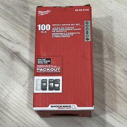 Milwaukee 48-32-5150 Shockwave Impact Duty Driver Bit Set 100 PC New!
