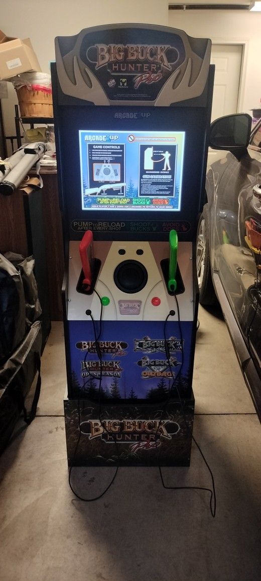 Arcade1Up Big Buck Hunter Pro Deluxe Arcade Cabinet – Excellent Condition – $350