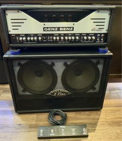 Genz-Benz el Diablo 100 Mr. scary mod! all tube guitar amp and matching cab.
