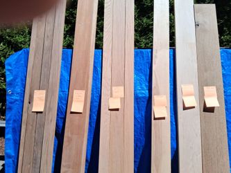 Assortment of  hardwood lumber