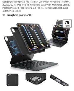 Brand new ESR Magnetic Keyboard iPad Pro m4/m5 13inch