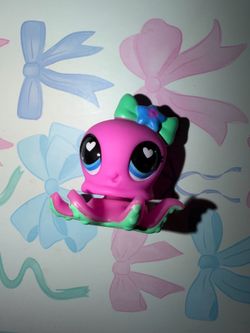 Pink and turquoise octopus lps