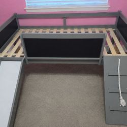 Kids Bed With Slide And Stairs