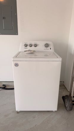 Whirlpool Top Load Washing Machine and Front Load Dryer