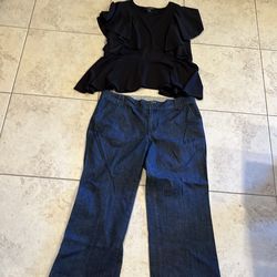 size 18W pant top 18/20