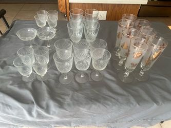 Multiple sets of glasses