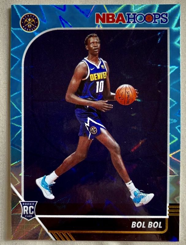 Bol Bol 2019-20 NBA Hoops Teal Explosion Parallel RC SP #233 Denver Nuggets