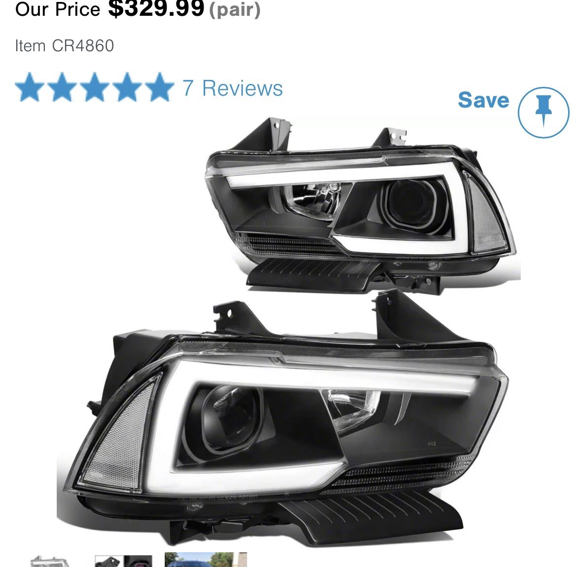 2011-2014 Aftermarket Headlights Dodge Charger