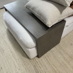Nixon Light Tone Ottoman