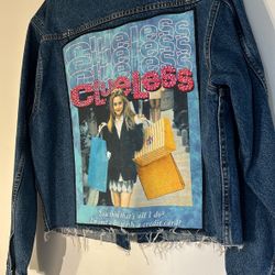 Vintage Clueless Denim Trucker Jacket 