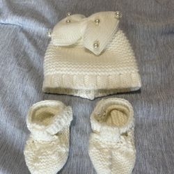 Baby Hat And Booties