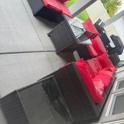 Patio Furniture With Fire Pit