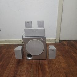 Sony Speakers With 100 Watt Subwoofer 
