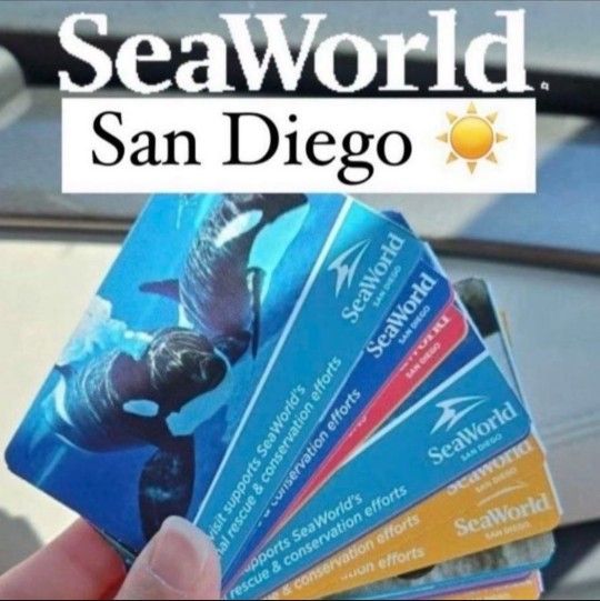 SeaWorld Tickets $30 Each