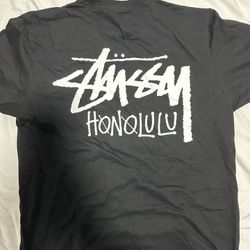 Stussy Honolulu Black Tee Medium
