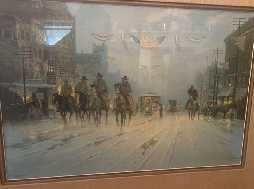 Dallas Texas 1908 Painting
