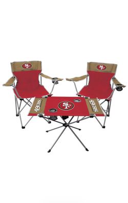 49ers chair and table set
